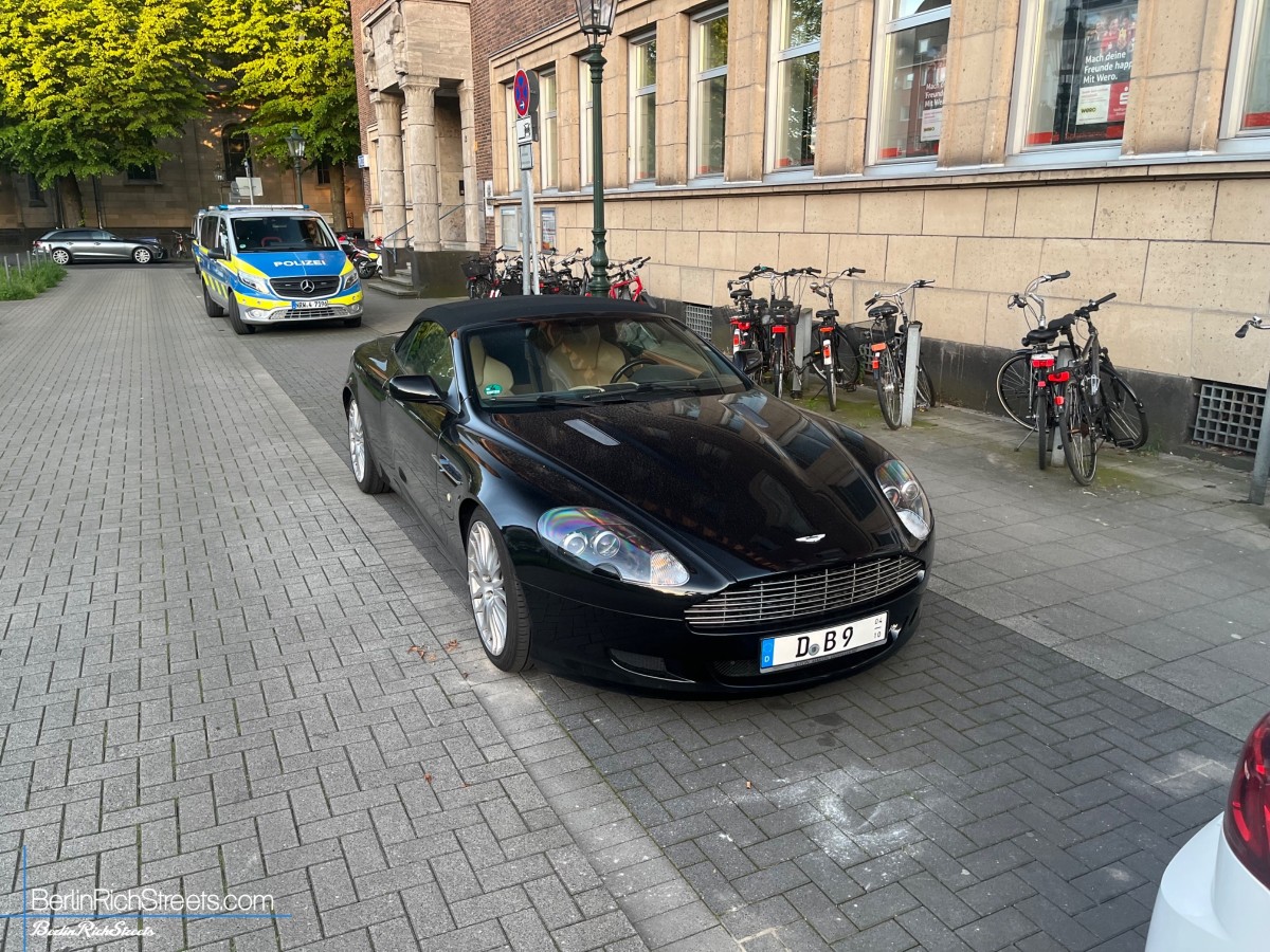 Aston Martin DB9 Volante spotted in Düsseldorf — BerlinRichStreets